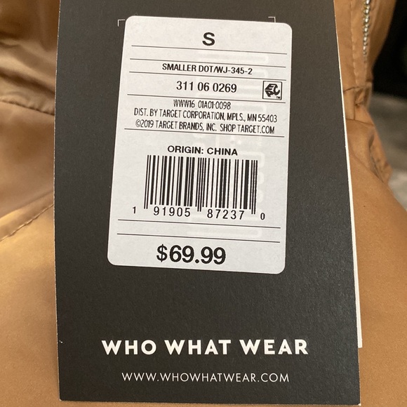 SHIP ⬇️ PRICE FIRM! NEW! Polka Dot Print Brown Puffer Women’s - Picture 6 of 6